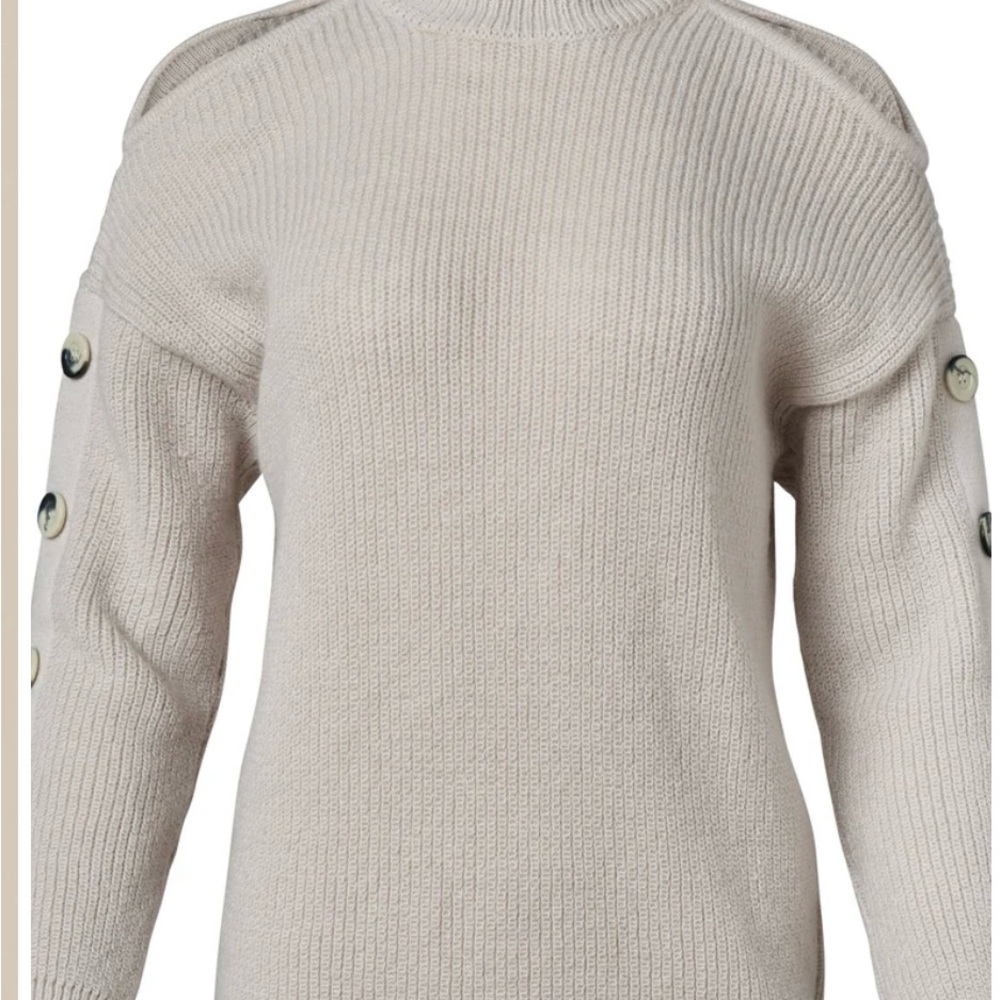 Cold-Shoulder Sweater